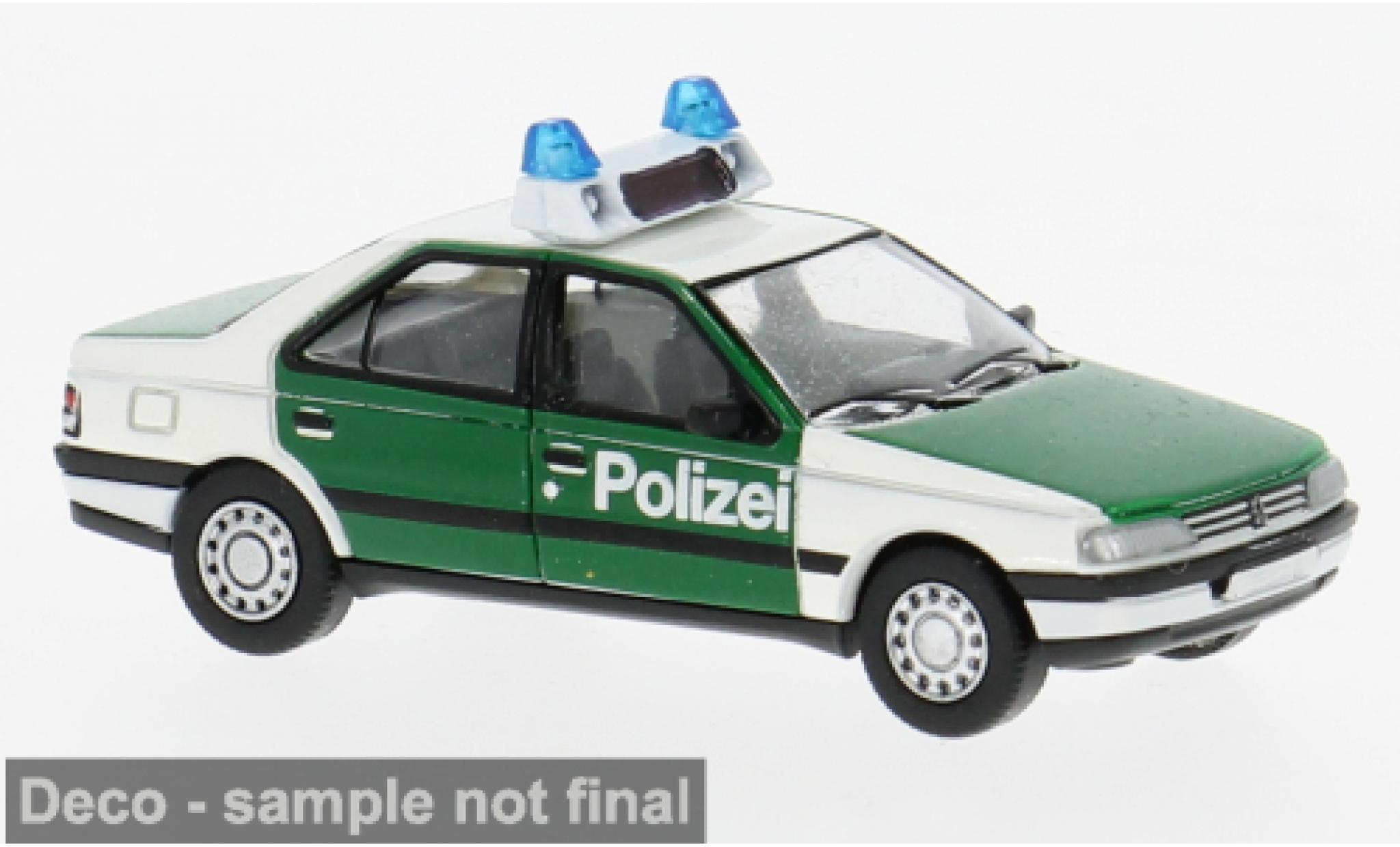 Peugeot 405 1/87 PCX87 1987 Police Saarland 1:87 diecast model cars