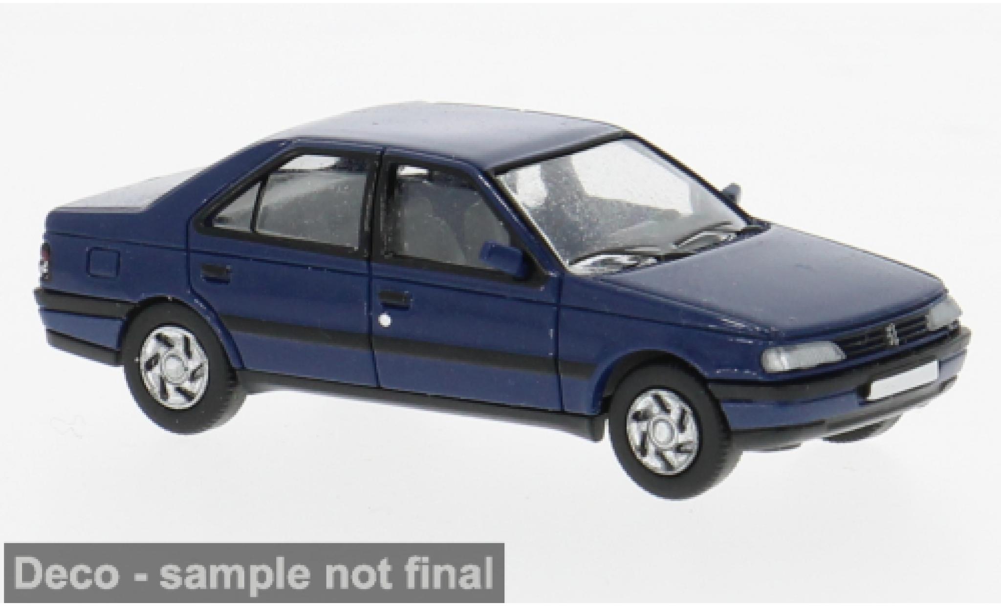 Peugeot 405 1/87 PCX87 blue 1987 1:87 diecast model cars