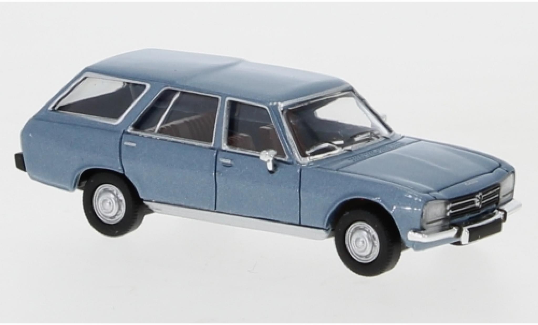 Peugeot 504 1/87 PCX87 Estate metallic blue 1978 diecast model cars