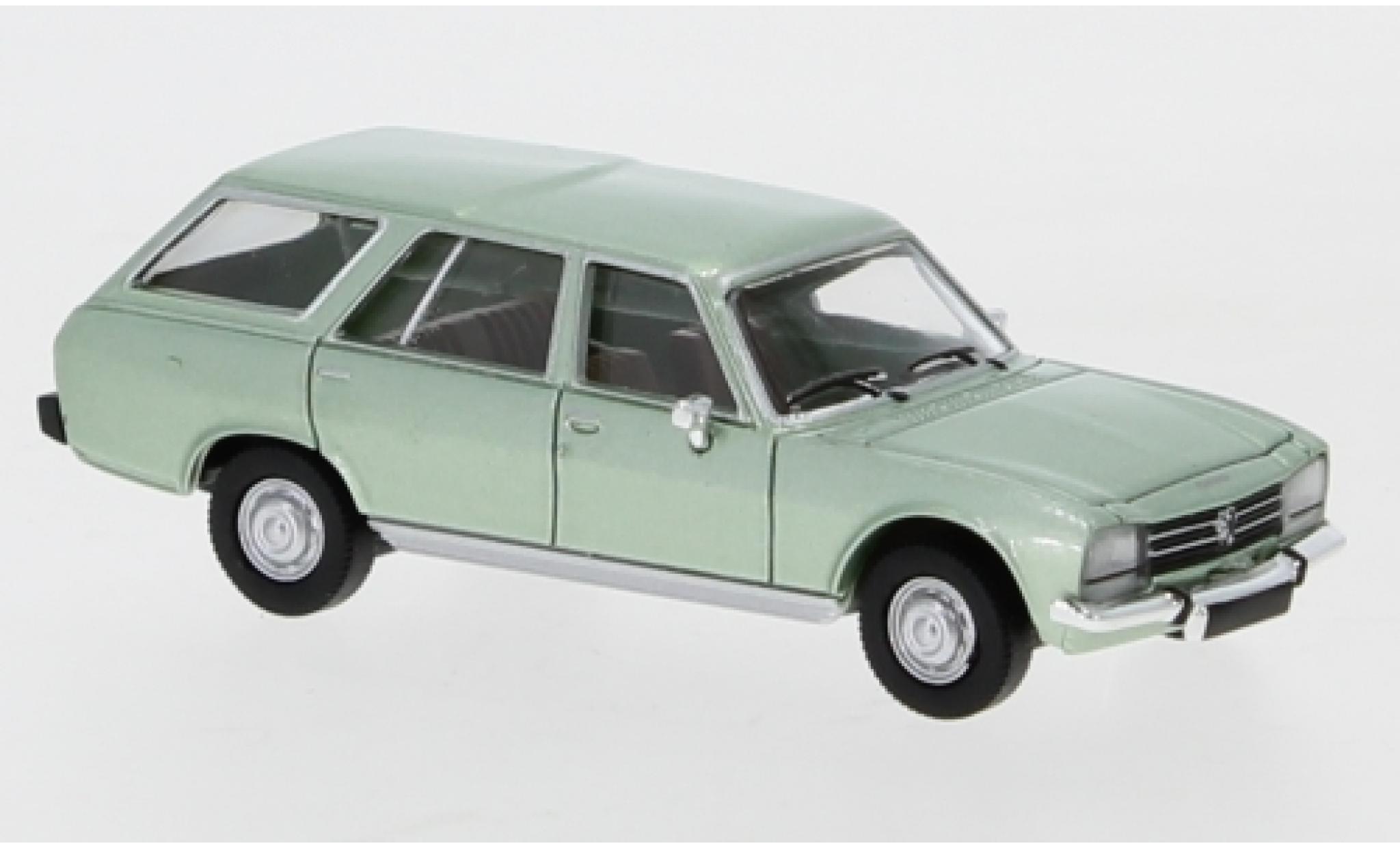 Peugeot 504 1/87 PCX87 Estate metallic green 1978 diecast model cars