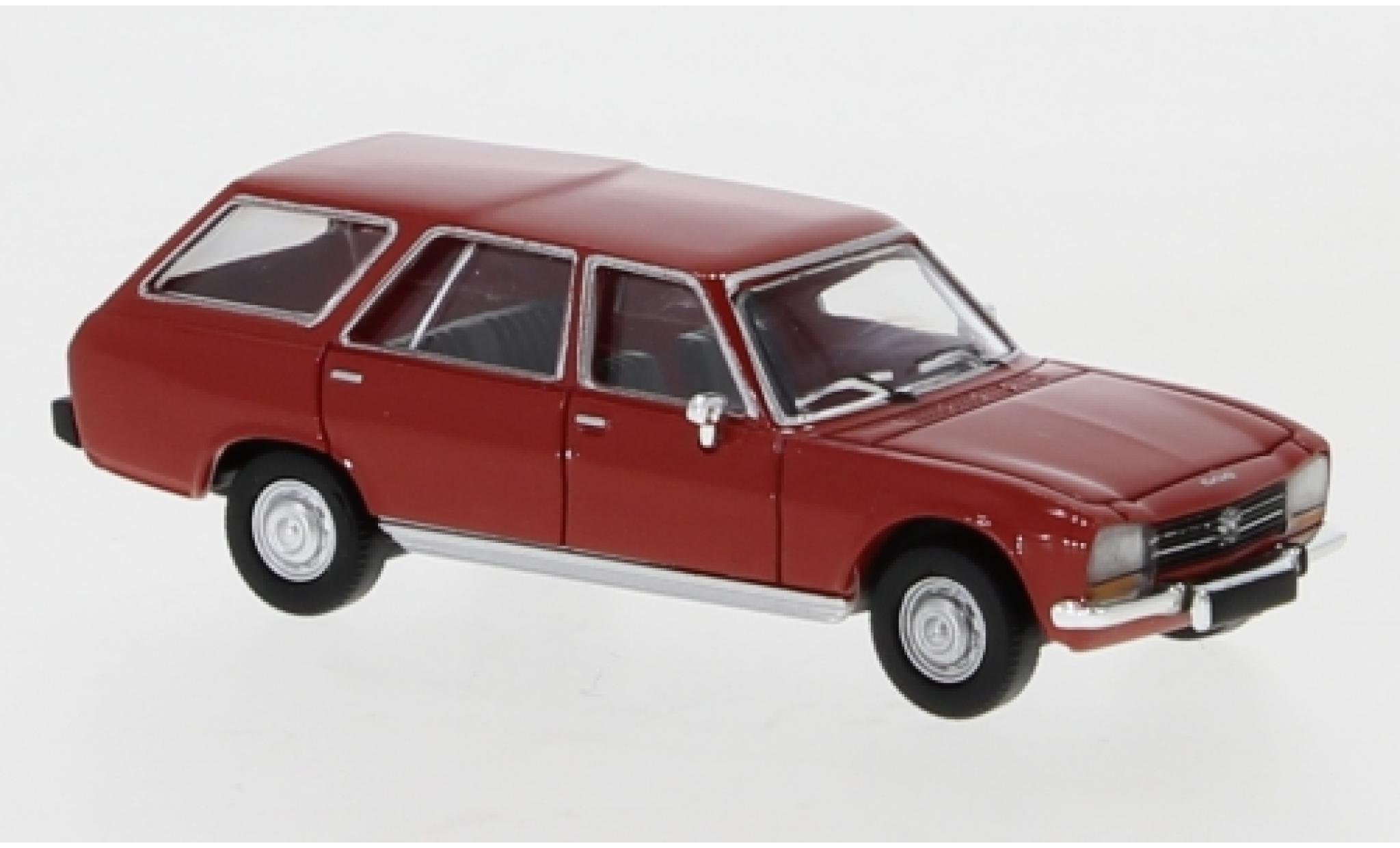 Peugeot 504 1/87 PCX87 Estate red 1978 diecast model cars