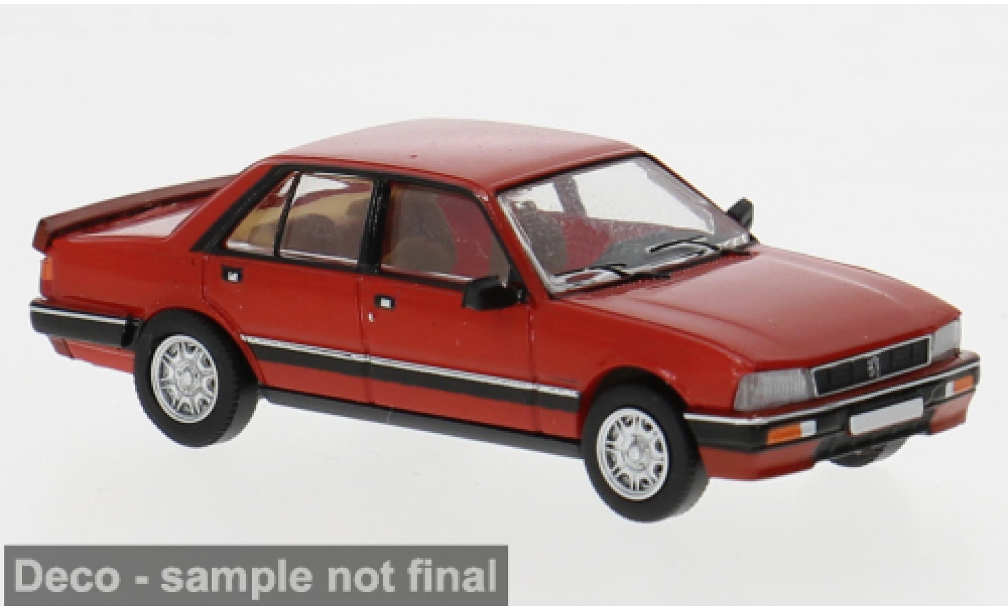 Peugeot 505 1/87 PCX87 GTI red 1985 1:87 diecast model cars
