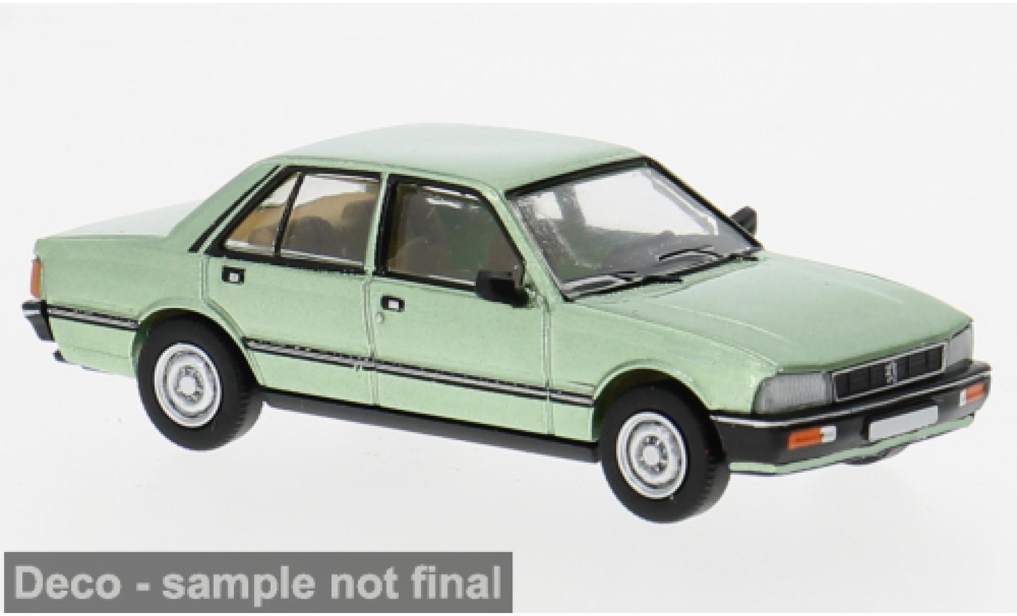 Peugeot 505 1/87 PCX87 green 1979 1:87 diecast model cars