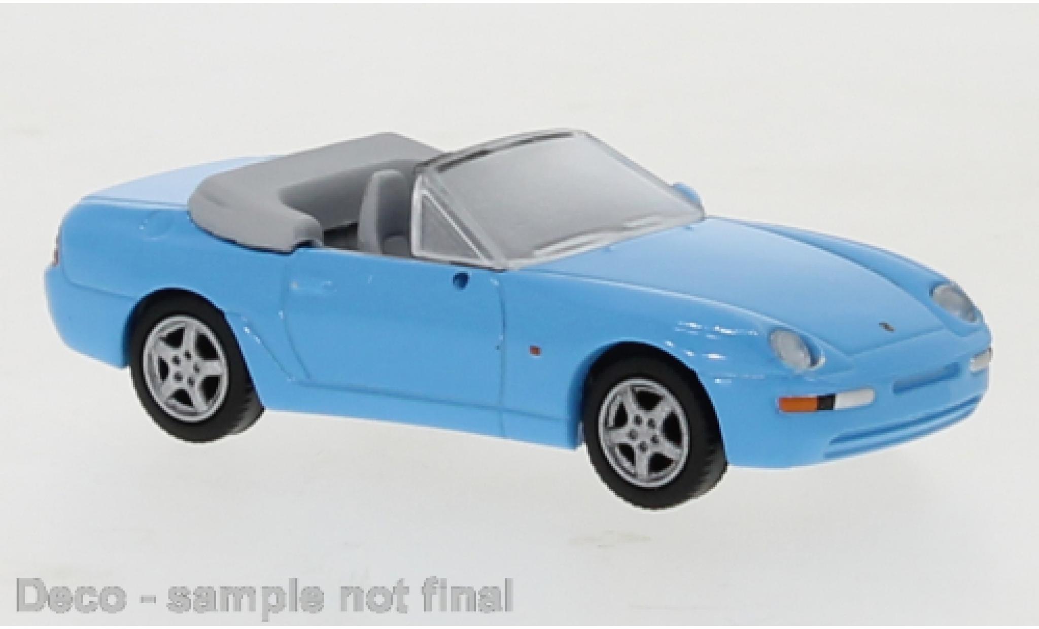 Porsche 968 1/87 PCX87 Convertible blue 1991 diecast model cars