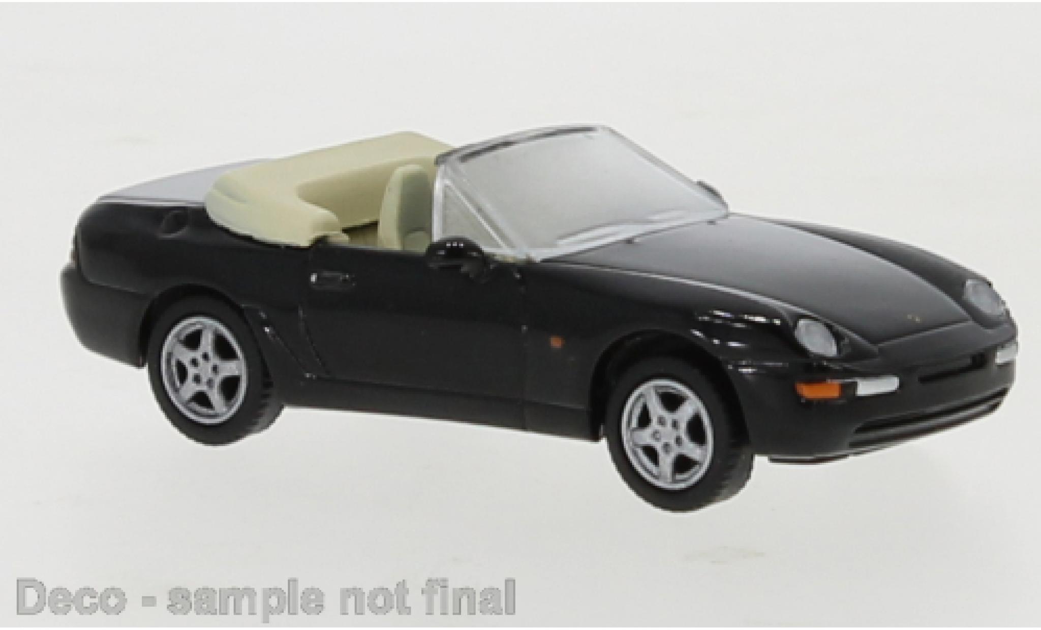 Porsche 968 1/87 PCX87 Convertible black 1991 diecast model cars