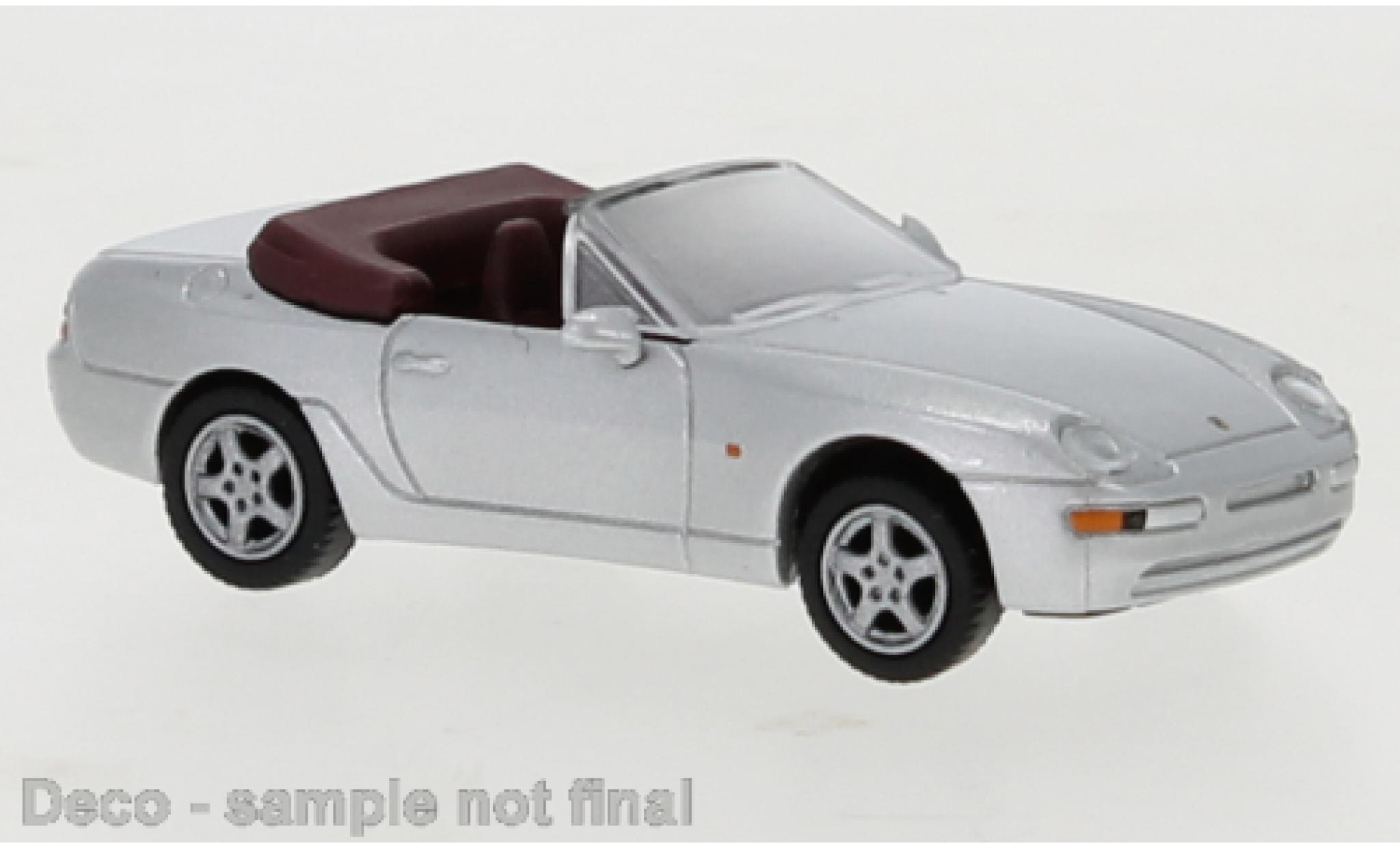Porsche 968 1/87 PCX87 Convertible grey 1991 diecast model cars