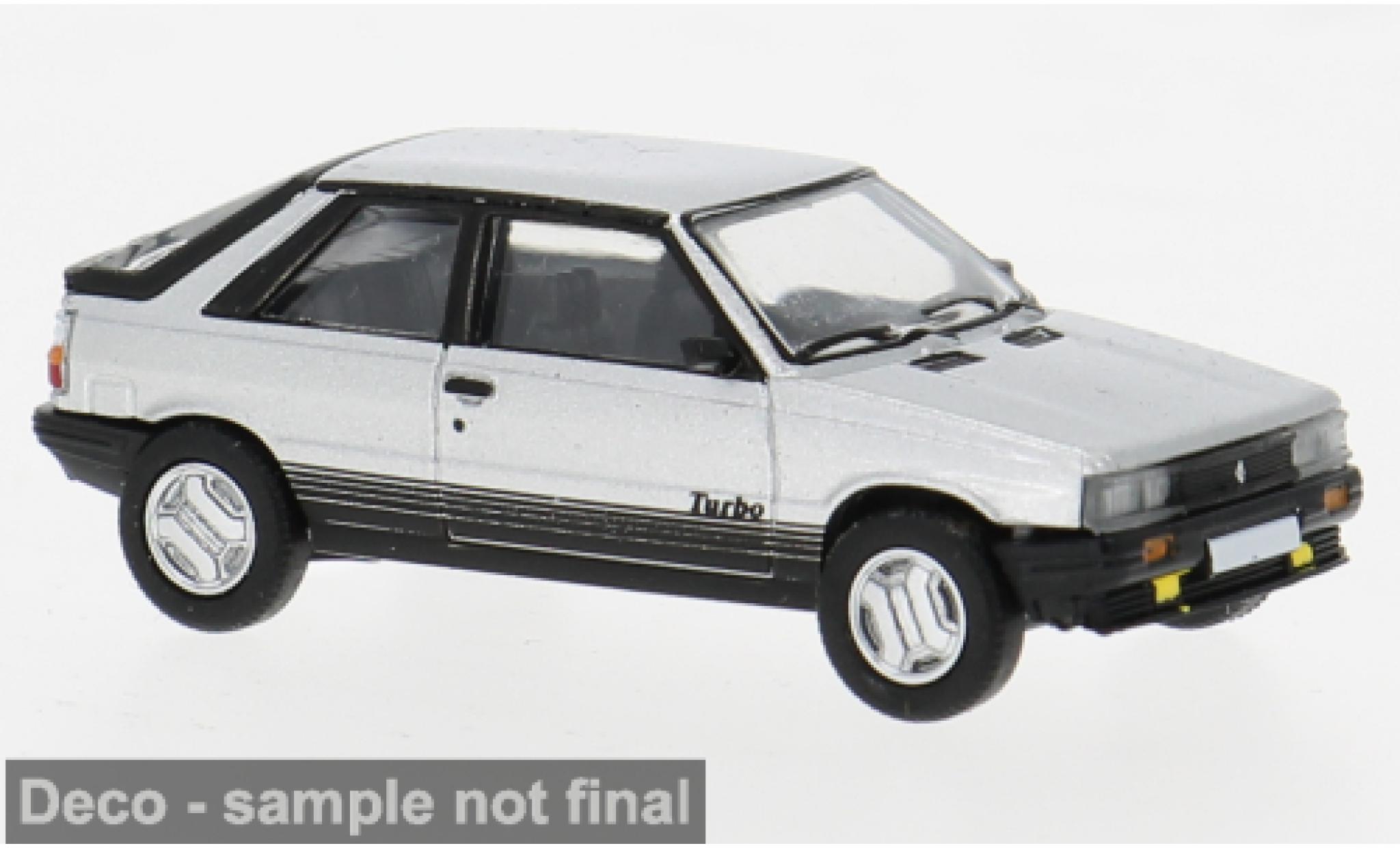 Renault 11 1/87 PCX87 Turbo silver 1985 1:87 diecast model cars