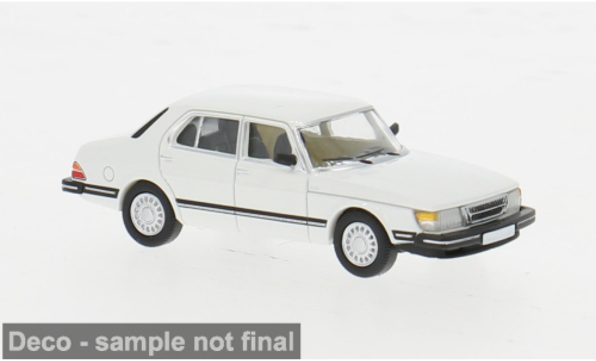Saab 900 1/87 PCX87 Limousine white 1981 1:87 diecast model cars