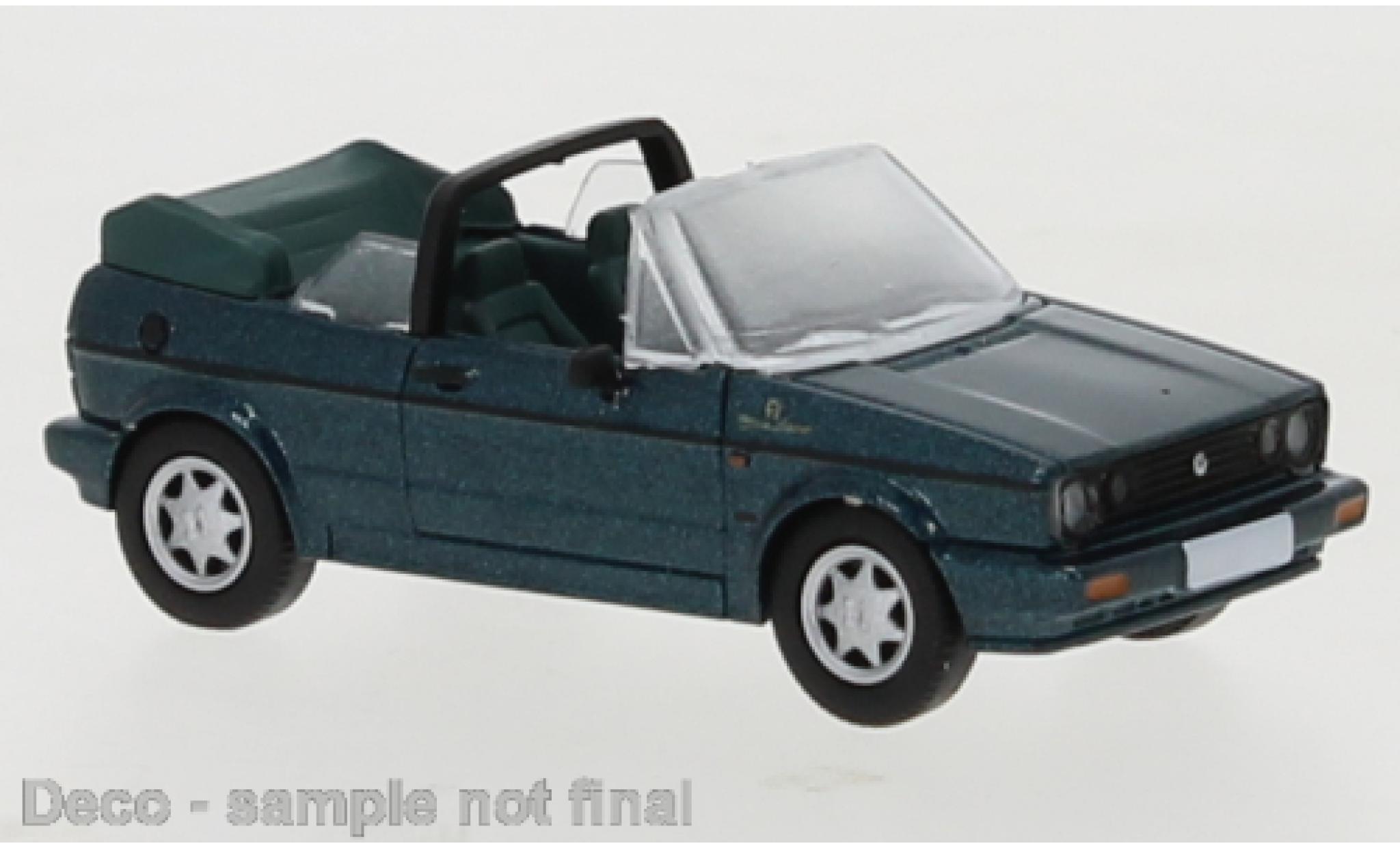 Volkswagen Golf 1/87 PCX87 I Convertible metallic green 1991 Etienne Aigner diecast model cars
