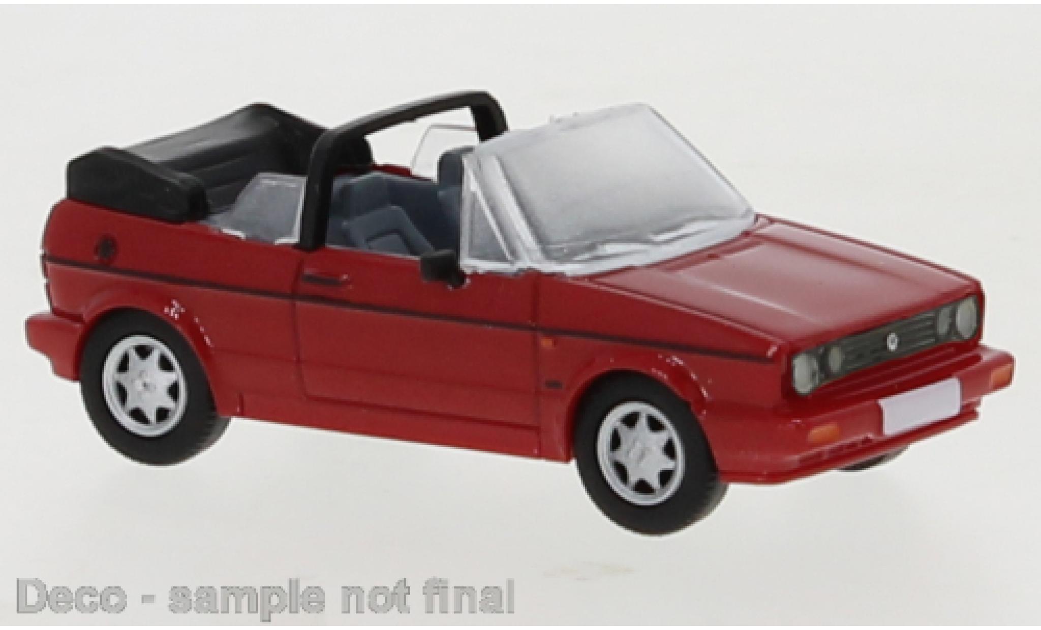 Volkswagen Golf 1/87 PCX87 I Convertible red 1991 diecast model cars