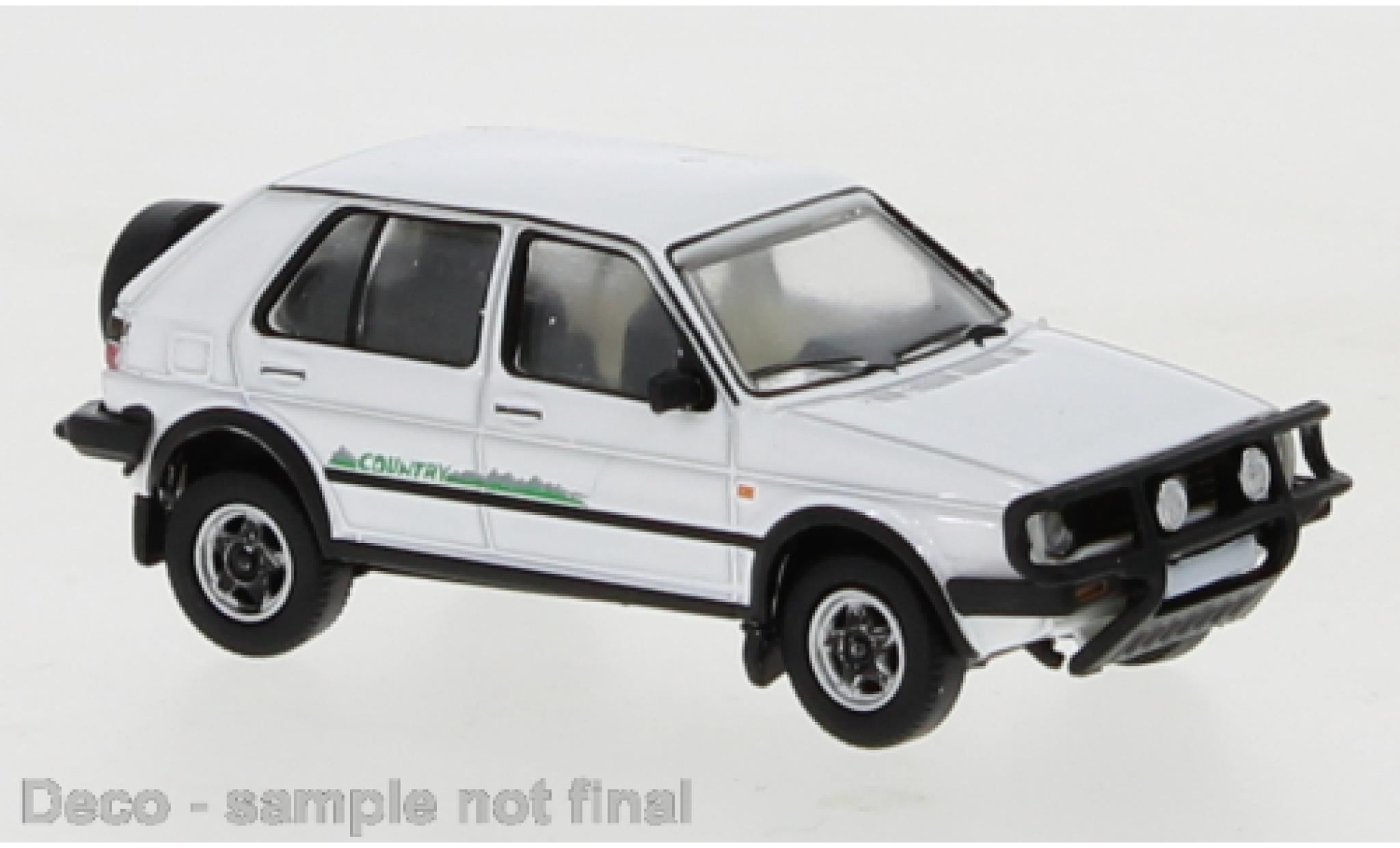 Volkswagen Golf 1/87 PCX87 II Country white 1990 diecast model cars