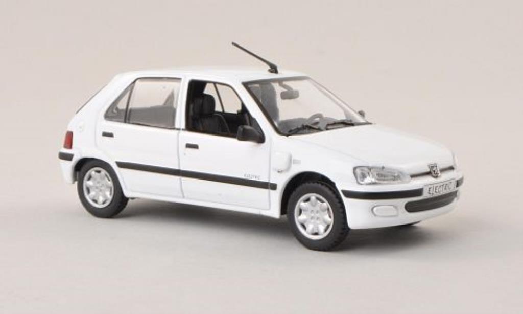 Peugeot 106 Electrique 1/43 Norev Electrique white 5-portes 1997 diecast model cars