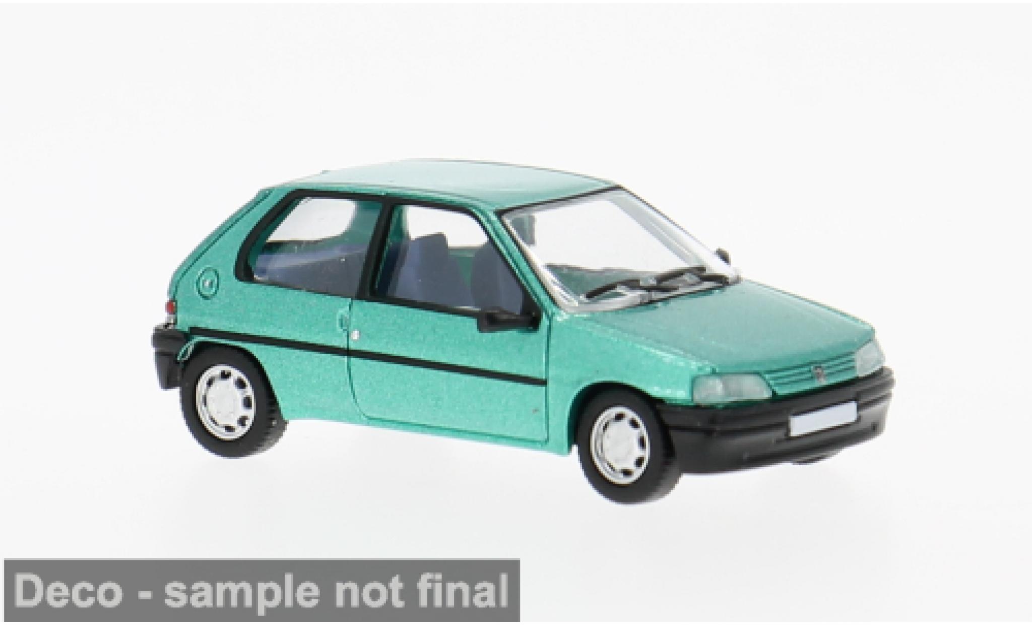 Peugeot 106 1/87 PCX87 green 1991 1:87 diecast model cars