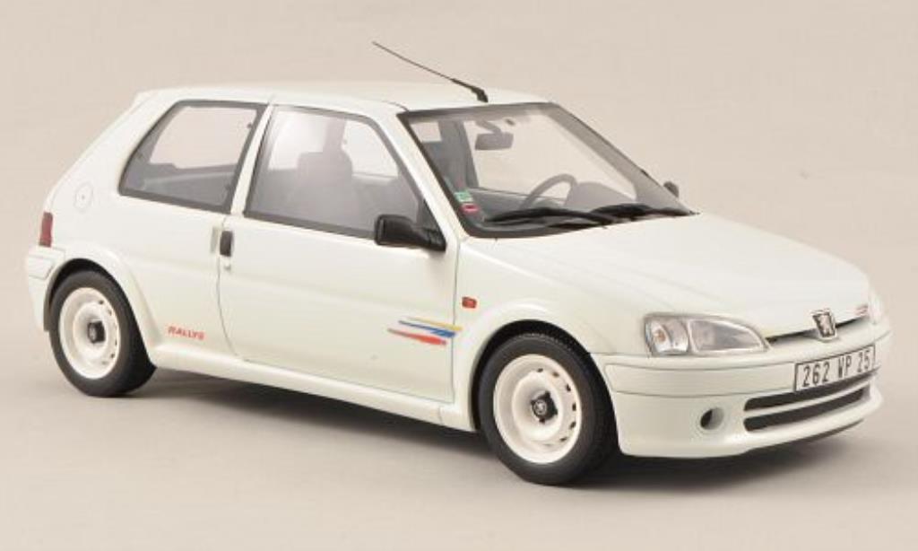 Peugeot 106 Rallye 1/18 Ottomobile Rally Phase 2 white diecast model cars