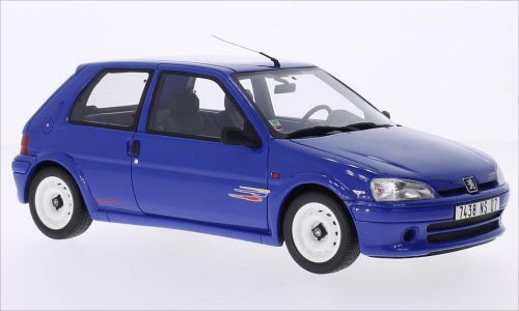 Peugeot 106 Rallye 1/18 Ottomobile Rally Phase 2 blue diecast model cars