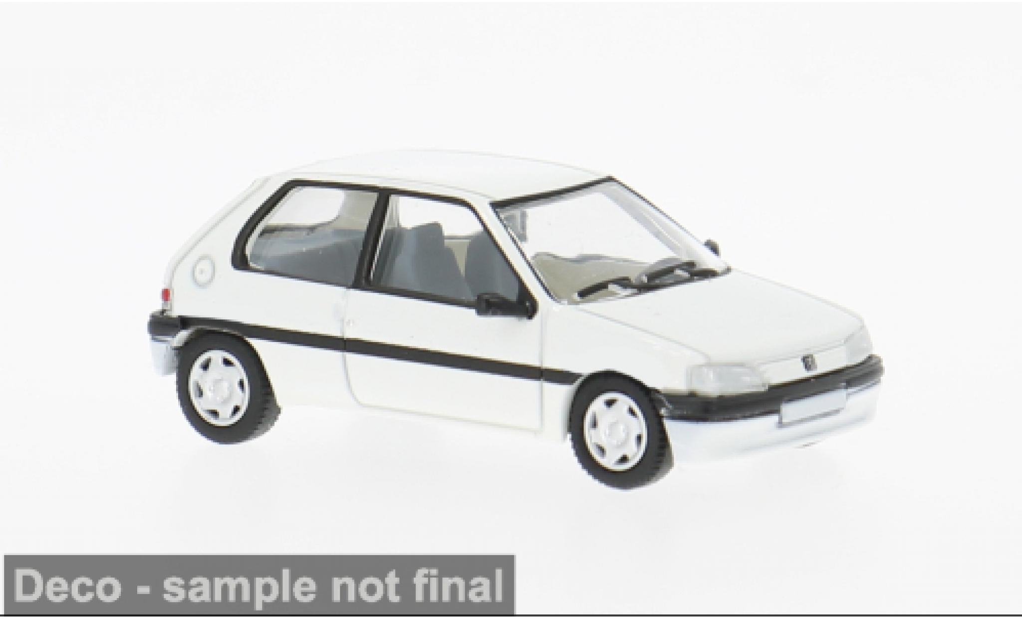Peugeot 106 1/87 PCX87 white 1991 1:87 diecast model cars