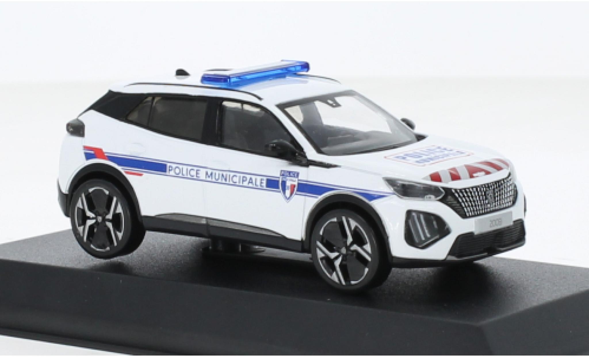 Peugeot 2008 1/43 Norev 2024 Police Municipale (F) 1:43 diecast model cars