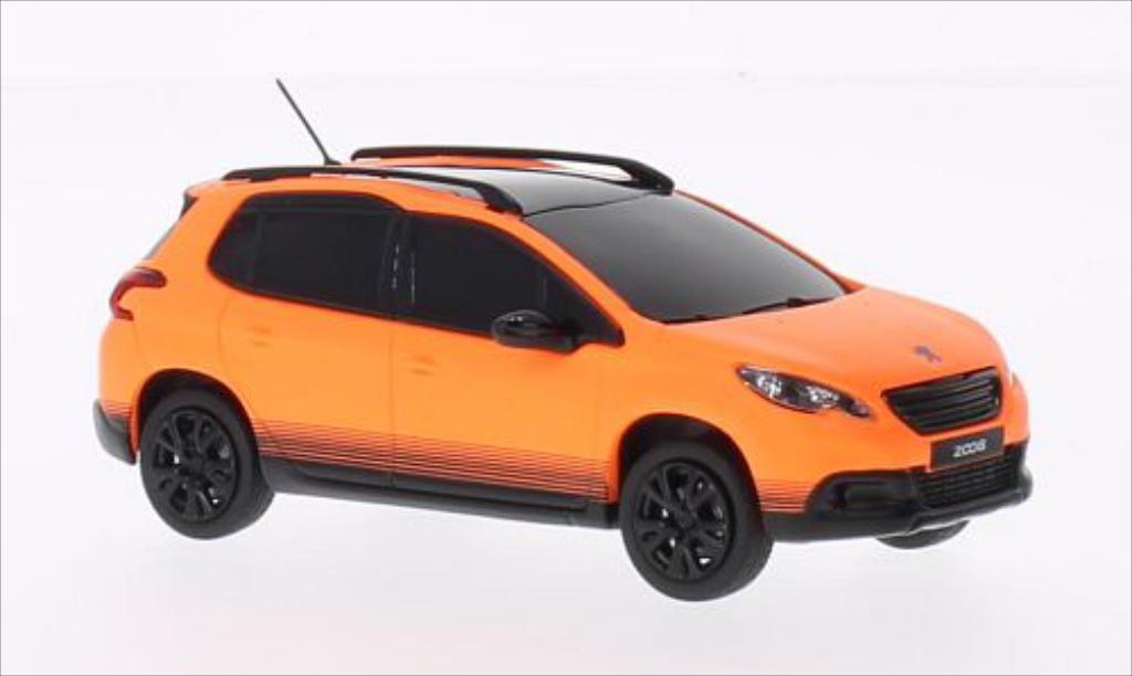 Peugeot 2008 1/43 Norev matt-orange 2013 diecast model cars