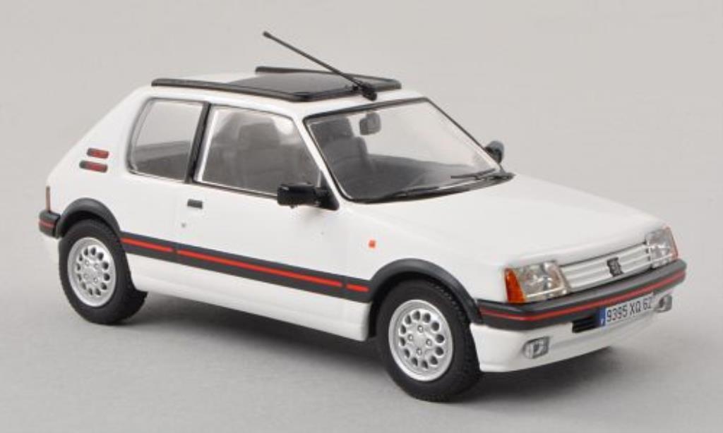 Peugeot 205 GTI 1/43 Vanguards GTI 1.6 white LHD diecast model cars