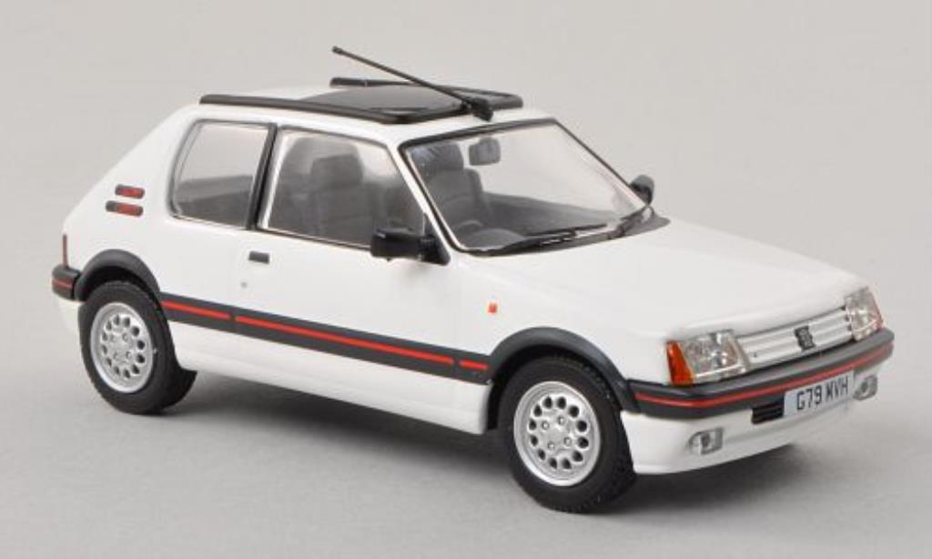 Peugeot 205 GTI 1/43 Vanguards GTI 1.6 white RHD diecast model cars