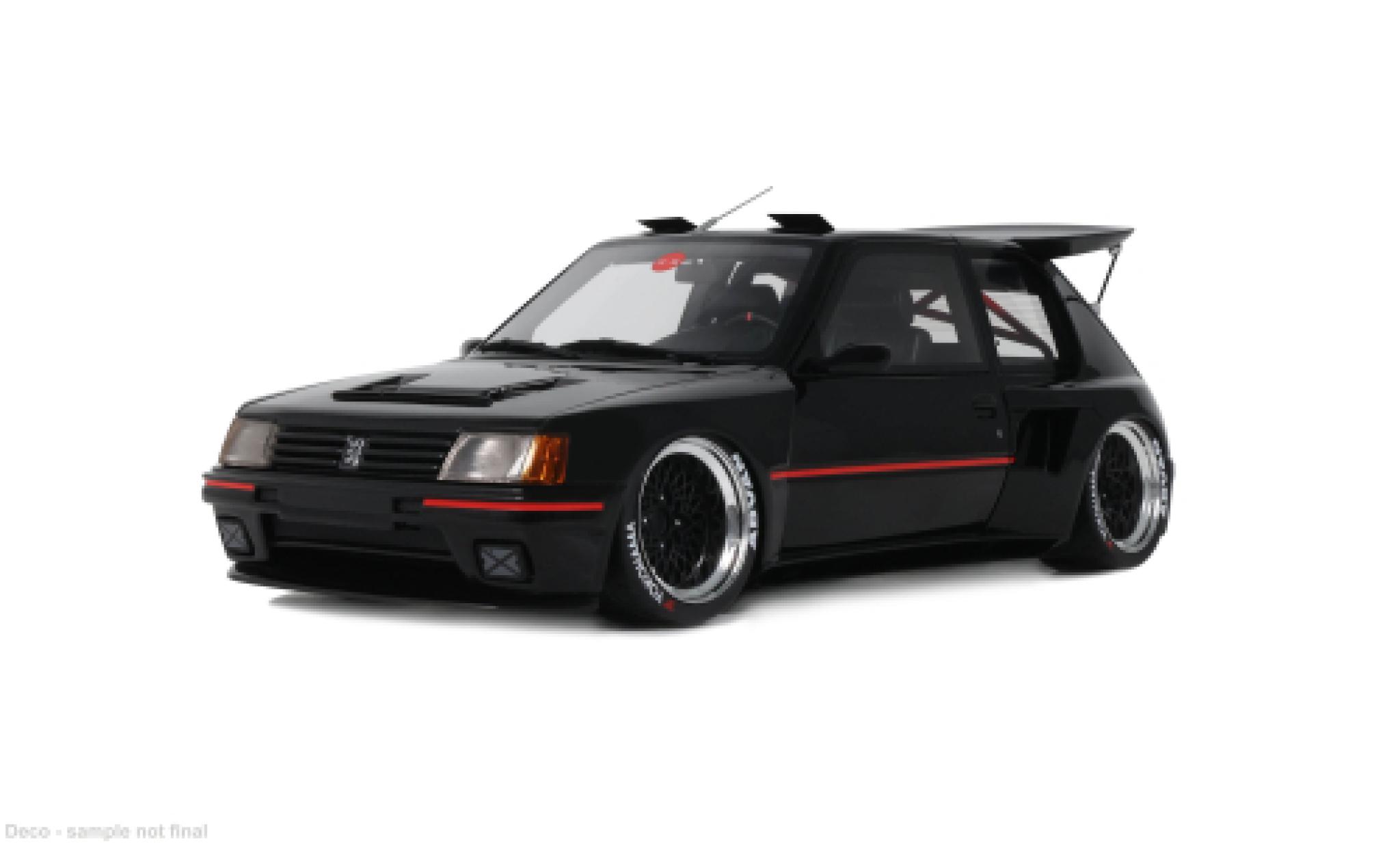 Peugeot 205 1/18 Ottomobile Khyzyl Saleem black 2018 1:18 diecast model cars