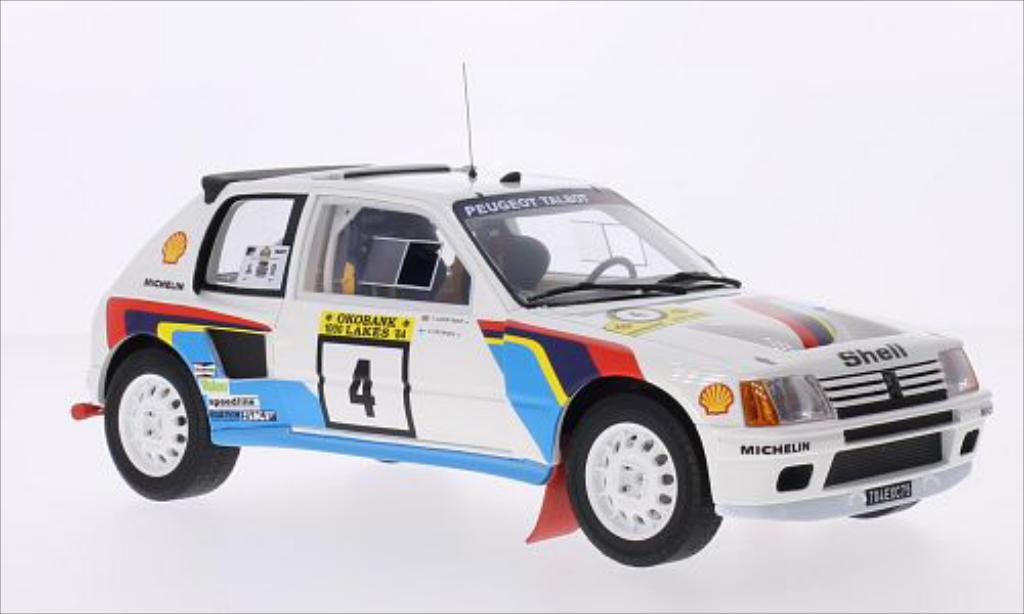 Peugeot 205 Turbo 16 1/18 Ottomobile Turbo 16 T16 Gr.B No.4 Talbot Sport 1000 Lakes Rally 1984 /T.Harryman diecast model cars