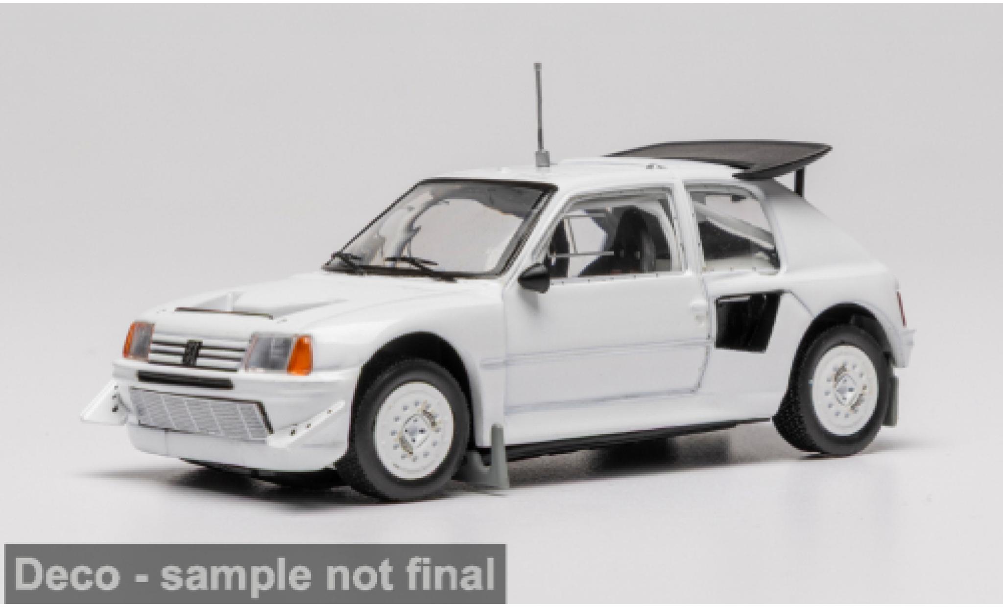 Peugeot 205 1/43 IXO Turbo 16V Evo 2 white 1986 1:43 diecast model cars