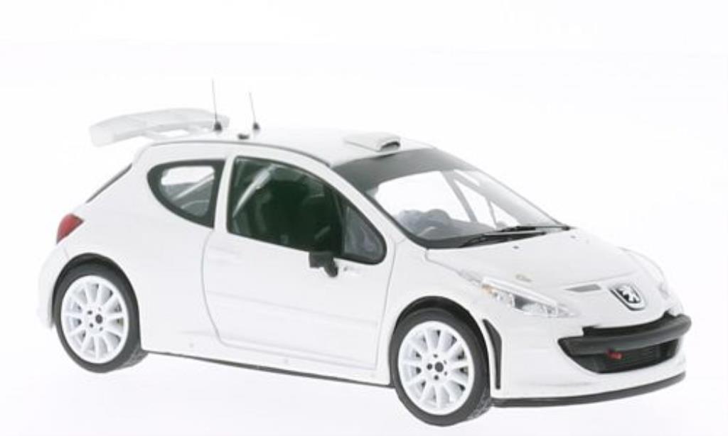 Peugeot 207 S2000 1/43 IXO S2000 Rally Spec matt-white 2011 diecast model cars
