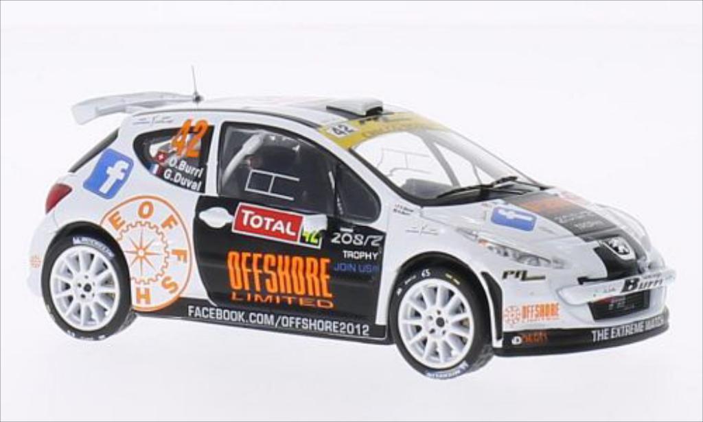 Peugeot 207 S2000 1/43 IXO S2000 Rally Monte-Carlo 2013 /G.Duval diecast model cars