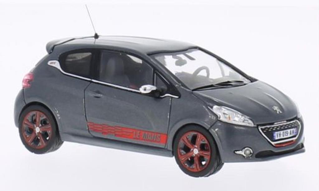 Peugeot 208 GTI 1/43 IXO GTI Le Mans Edition grey 2013 diecast model cars
