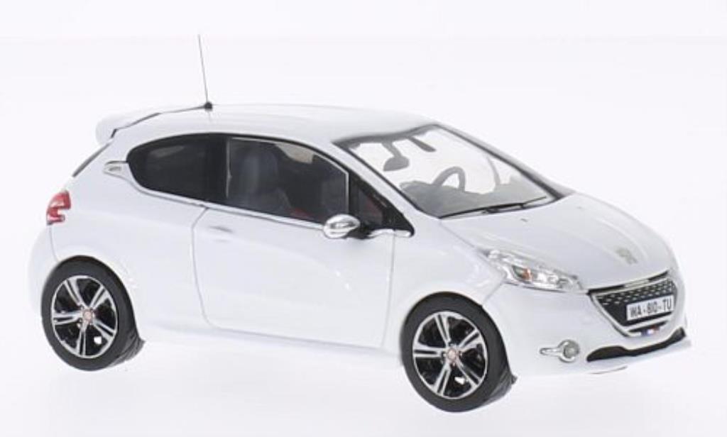 Peugeot 208 GTI 1/43 IXO GTI Le Mans Edition white 2013 diecast model cars