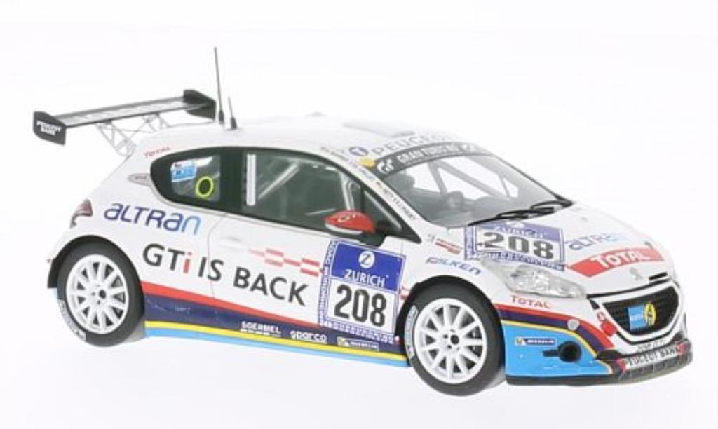 Peugeot 208 GTI 1/43 Spark GTI No. 24h Nurburgring 2013 /J.Piguet diecast model cars
