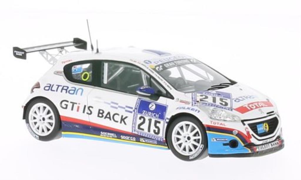 Peugeot 208 GTI 1/43 Spark GTI No.215 24h Nurburgring 2013 /G.Martin diecast model cars