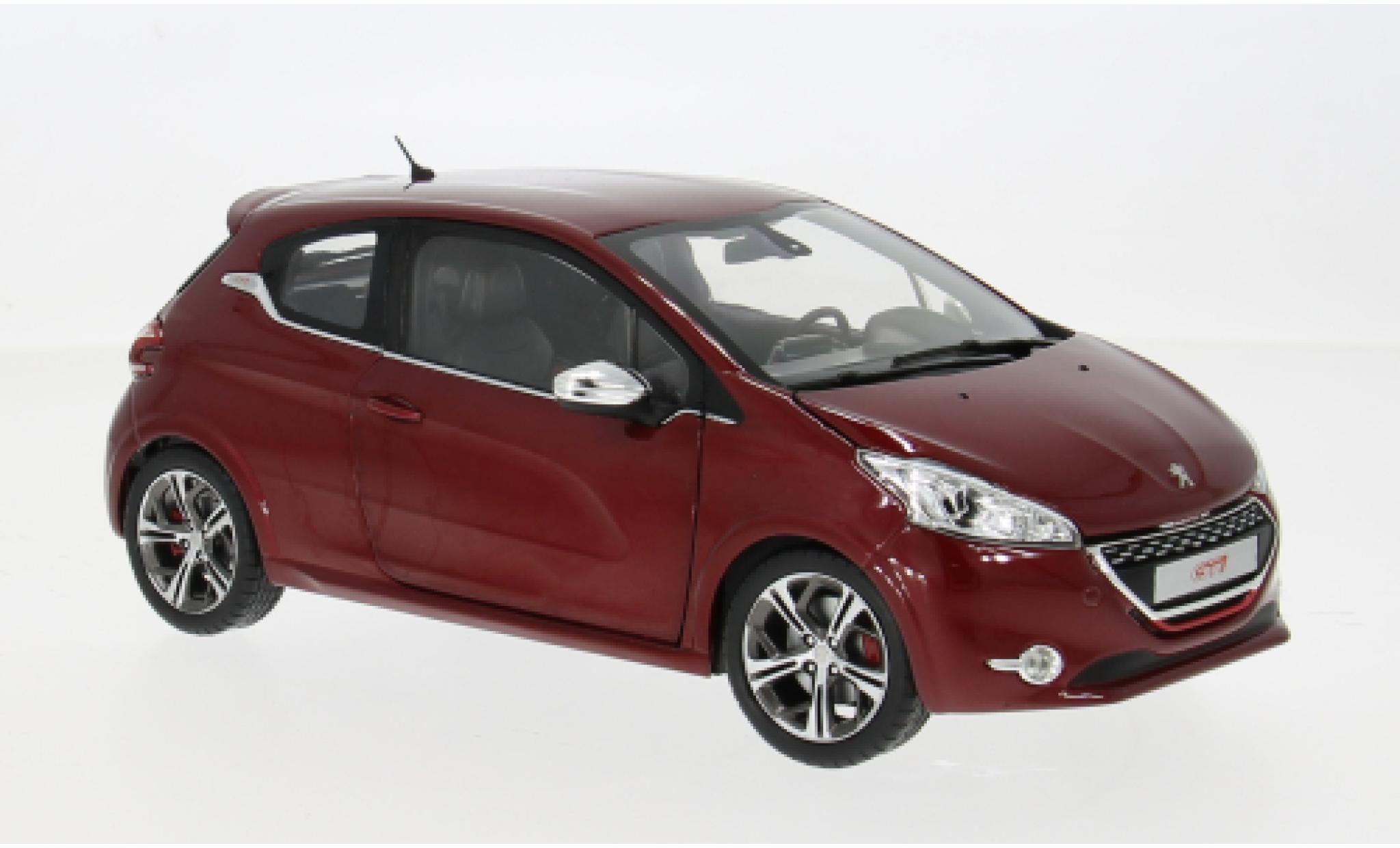 Peugeot 208 1/18 Norev GTi rot 2013 1:18 diecast model cars
