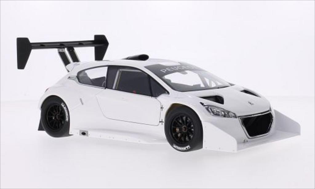Peugeot 208 T16 1/18 Autoart T16 matt-black Pikes Peak 2013 diecast model cars