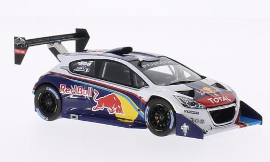Peugeot 208 T16 1/43 Spark T16 No. Red Bull Pikes Peak 2013 diecast model cars