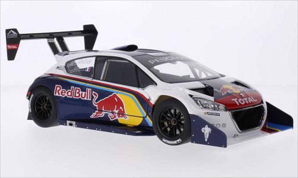 Peugeot 208 T16 1/18 Autoart T16 Red Bull / Total International Hill Climb Pikes Peak 2013 diecast model cars