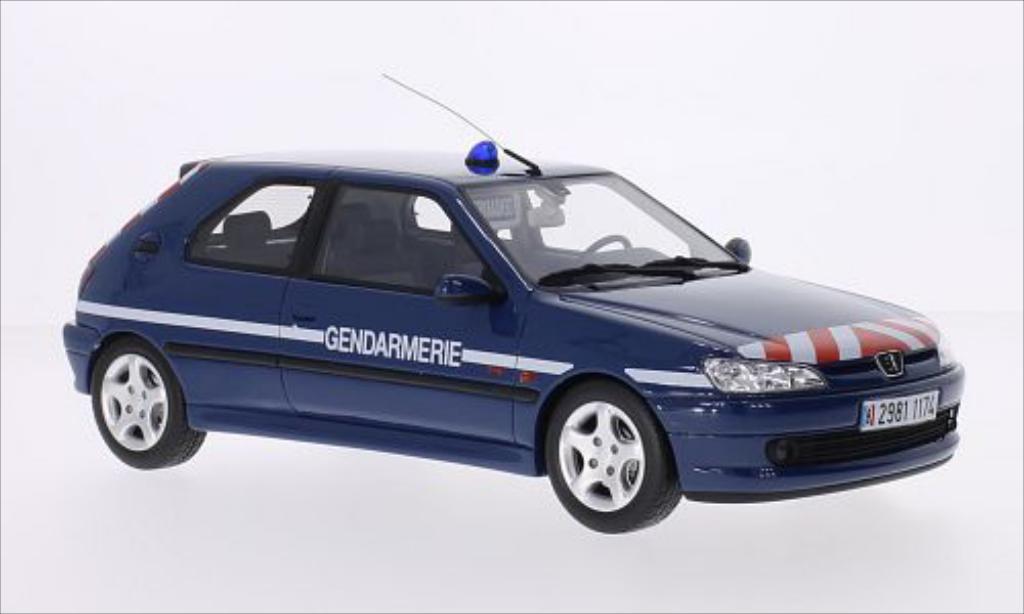 Peugeot 306 S16 1/18 Ottomobile S16 Gendarmerie diecast model cars