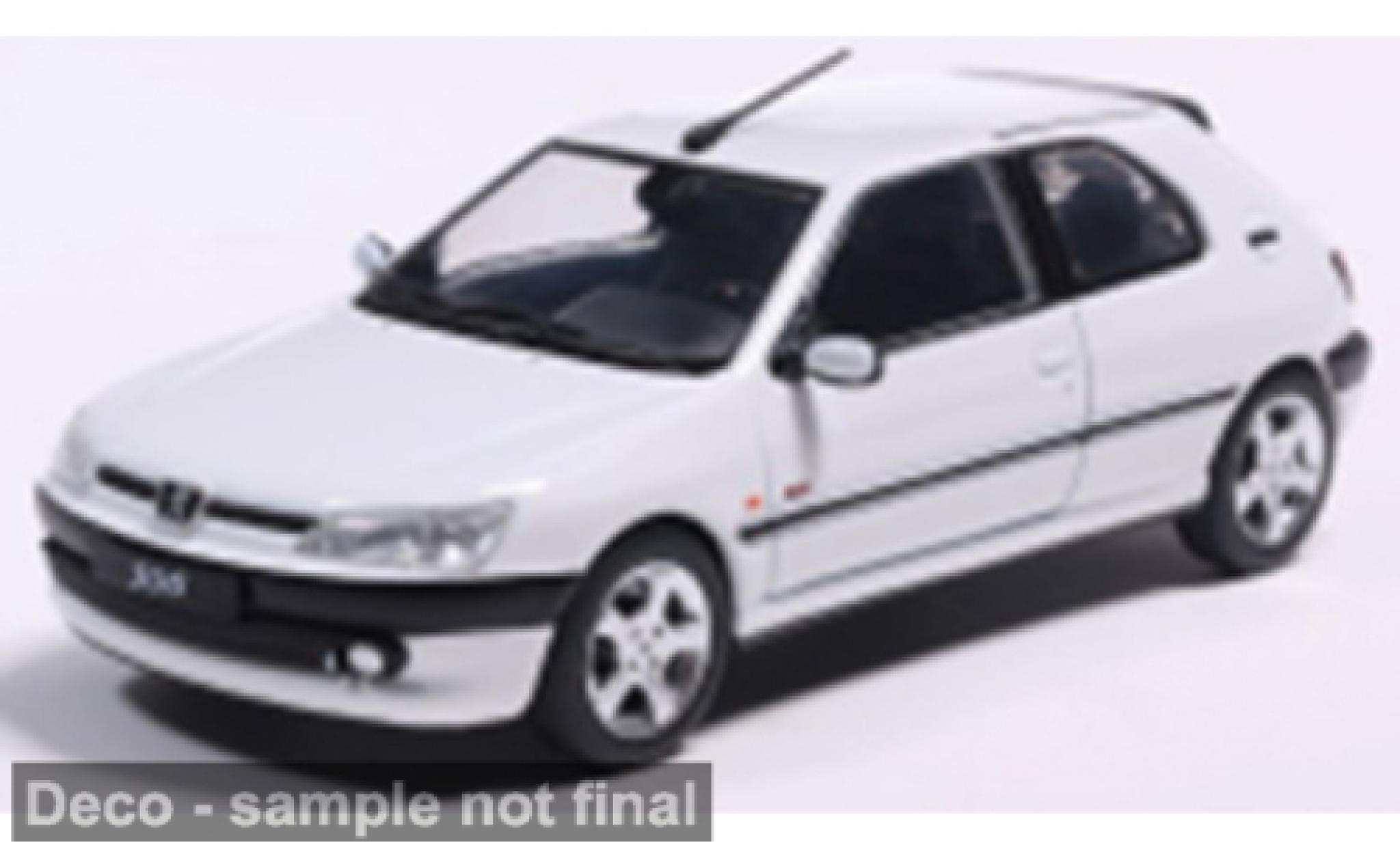 Peugeot 306 1/43 Solido S16 white 1:43 diecast model cars