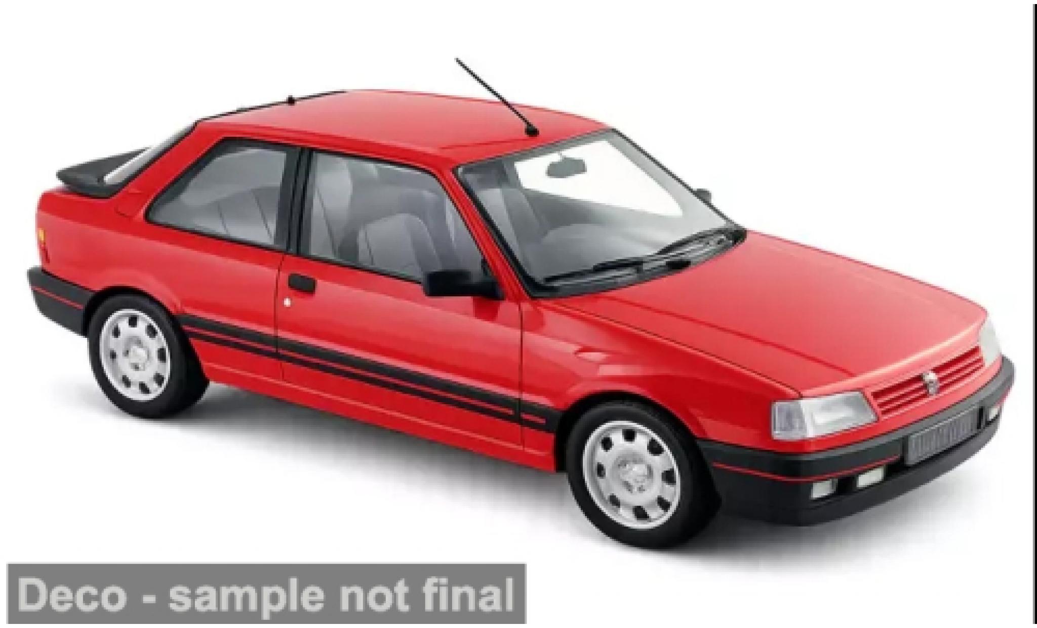 Peugeot 309 1/18 Norev GTI red 1987 1:18 diecast model cars