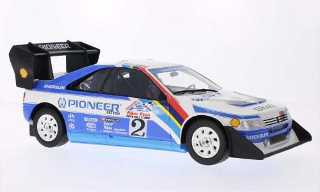 Peugeot 405 Turbo 16 1/18 Ottomobile Turbo 16 No.2 Pikes Peak 1988 diecast model cars