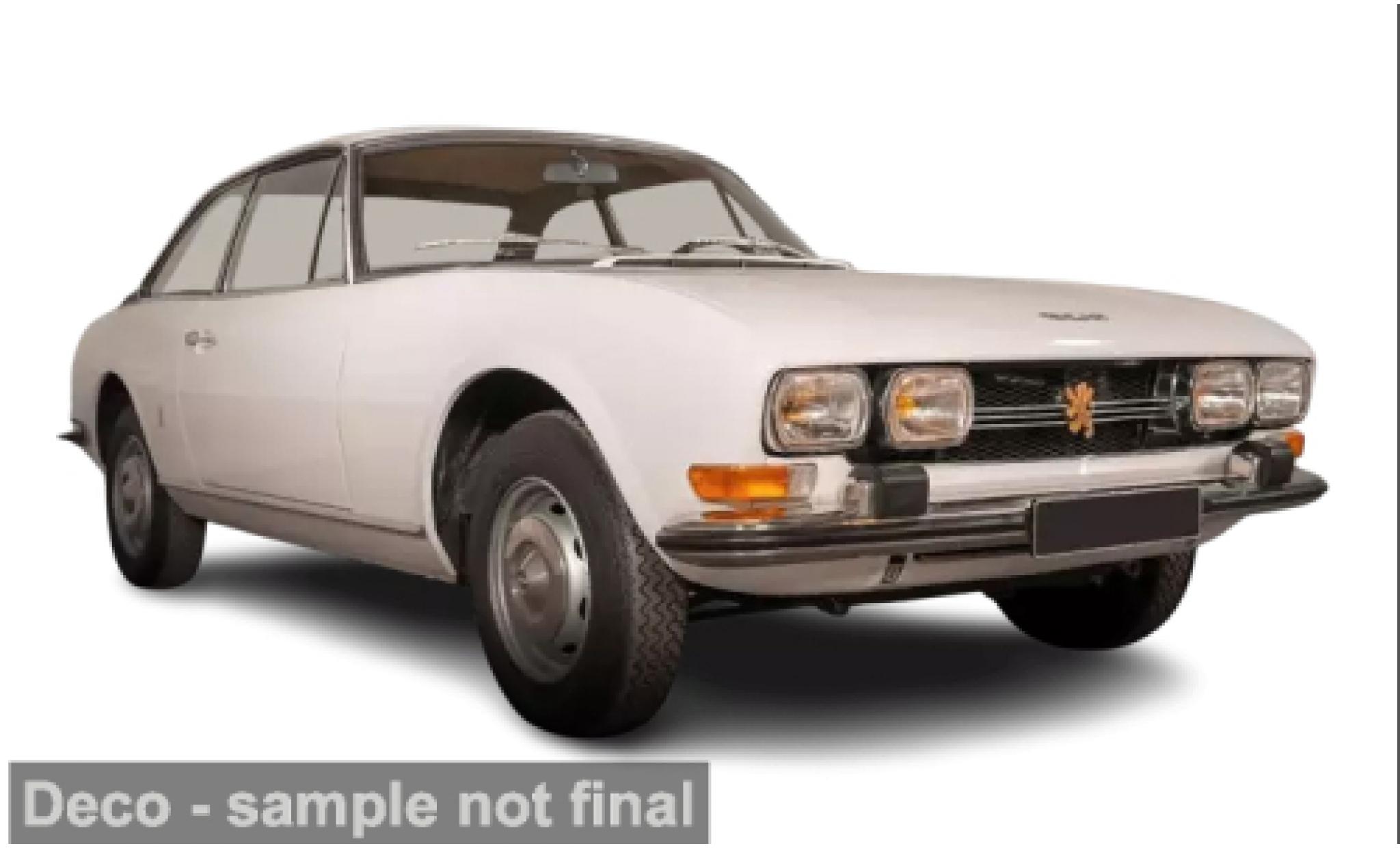 Peugeot 504 1/87 Norev Coupe white 1971 1:87 diecast model cars