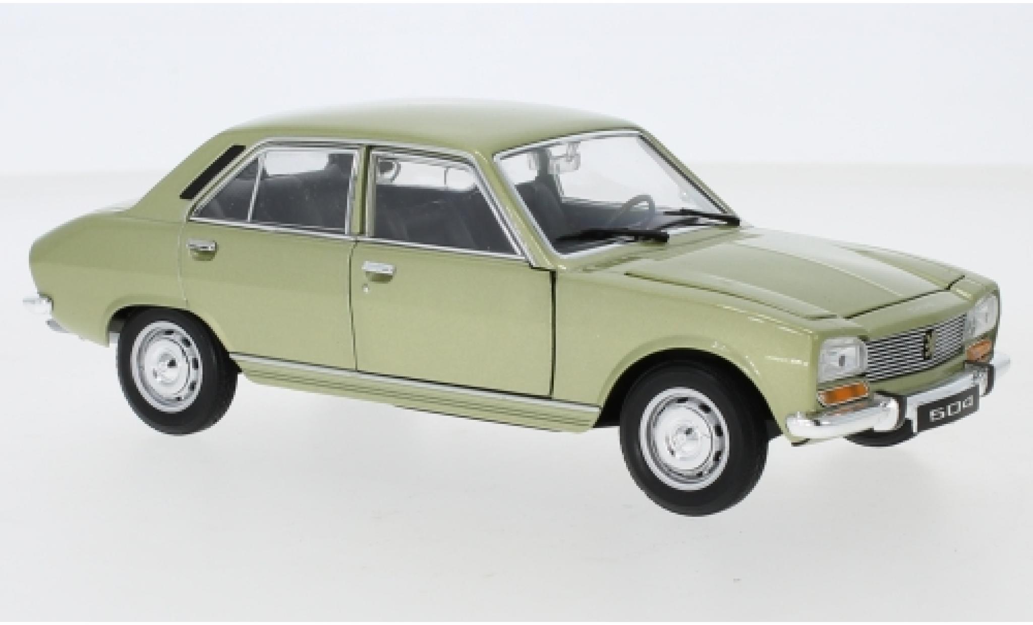 Peugeot 504 1/24 Welly green 1:24 diecast model cars