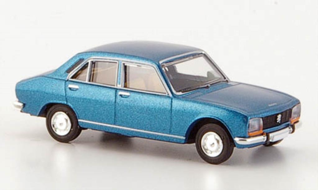 Peugeot 504 Berline 1/87 Brekina Saloon blue Limousine diecast model cars