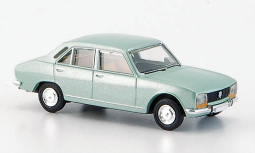 Peugeot 504 Berline 1/87 Brekina Saloon grun Limousine diecast model cars