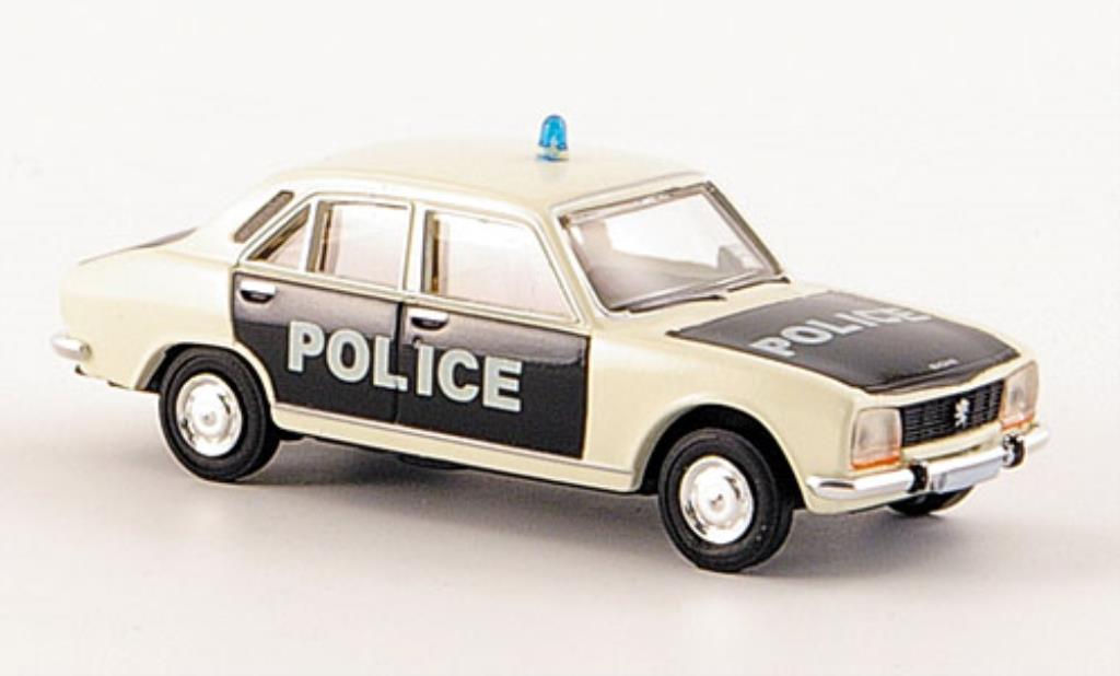 Peugeot 504 Berline 1/87 Brekina Saloon Police Police-Limousine diecast model cars