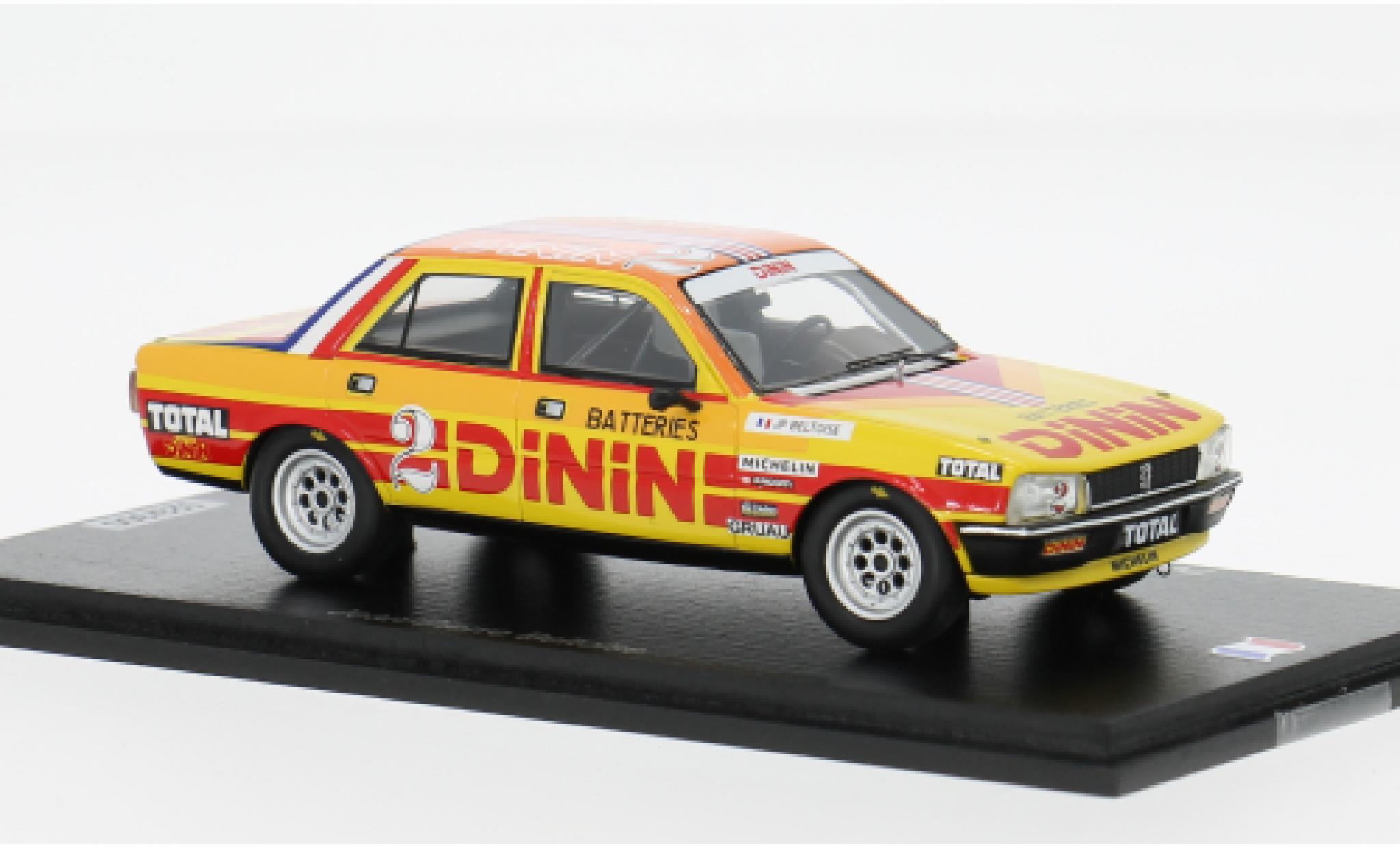 Peugeot 505 1/43 Spark Championnat de France Production Montlery 1980 #2 J-P.Beltoise 1:43 diecast model cars