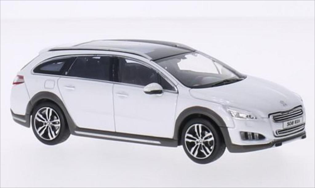 Peugeot 508 RXH 1/43 Norev RXH metallic white 2012 diecast model cars