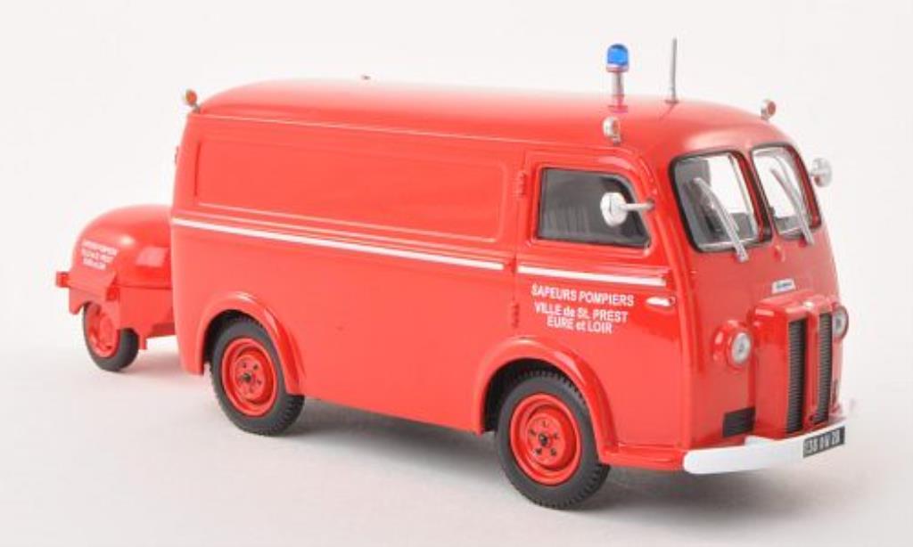 Peugeot D3 1/43 Eligor Van Sapeurs Fire brigade Ville de Saint Prest mit Motorpumpe diecast model cars