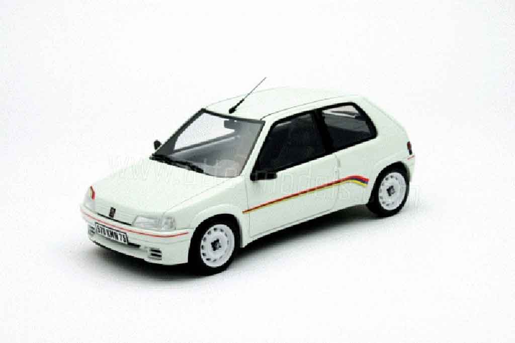 Peugeot 106 Rallye 1/18 Ottomobile Rally 1.3 white diecast model cars